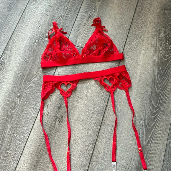 RS Love lingerie red set small - Picture 2 of 3